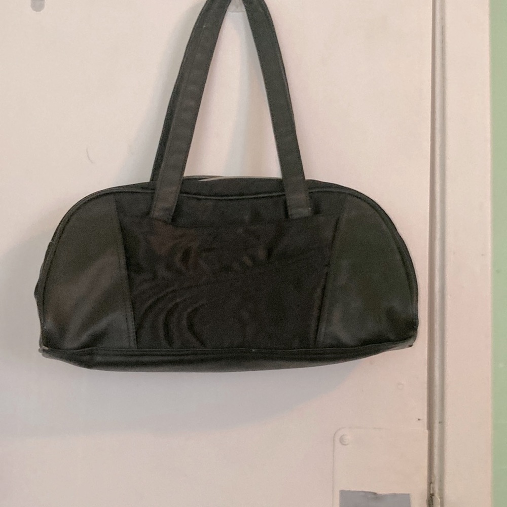 Puma satin small duffel style purse